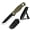 Green, variant on Kizer Polaris Fixed Blade Knife 1095 Blade G10 Handle Camping with Adjustable Sheath, 1100A2