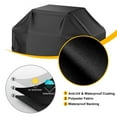 thumbnail image 4 of Grill Cover, 58 inch BBQ Gas Grill Cover for Outdoor Grill, Waterproof, Anti-UV, Rip-Proof, Fade Resistant Material, Barbecue Cover with Hook-and-Loop Straps Adjustable Hem Drawstring, Black, 4 of 8