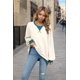 thumbnail image 4 of Camisetas de Larga para Mujer Cremoso L, 4 of 7