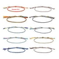 thumbnail image 2 of 10 pulseras tejidas para niñas adolescentes, pulsera de amistad de cuerda trenzada ajustable para mujeres, joyería para hombres, 2 of 5