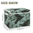 thumbnail image 5 of Yayeee Collapsible Cube Storage Bin with Lid Fabric Closet Decorative Basket with Handles, Mystic Crows Pattern, 5 of 7