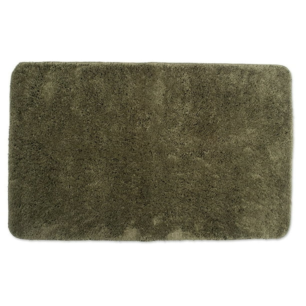 24" x 40" Olive Green Rectangular Bath Rug