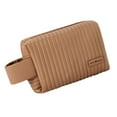 thumbnail image 2 of Bolsa de aseo impermeable jinwen Bolsa de maquillaje portátil grande Marrón, 2 of 7