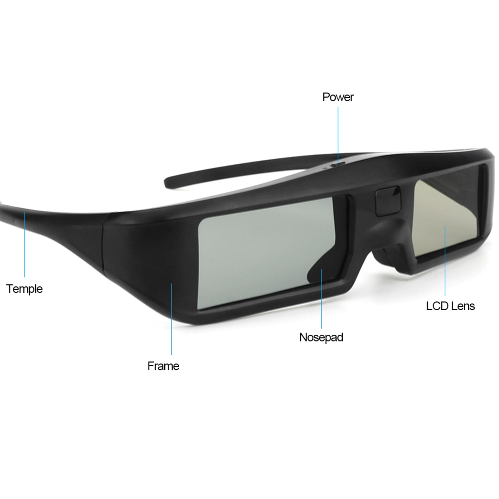 Irfora G06-BT 3D Active Shutter Glasses Virtual Reality Glasses BT Signal for 3D HDTV 