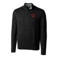thumbnail image 2 of Men's Cutter & Buck Black Utah Utes Lakemont Quarter-Zip Pullover Sweater, 2 of 3