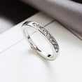 thumbnail image 5 of TopLLC Rings Fashion Small Single Circle Lady's Diamond And Broken Diamond Jewelry Ring, 5 of 5