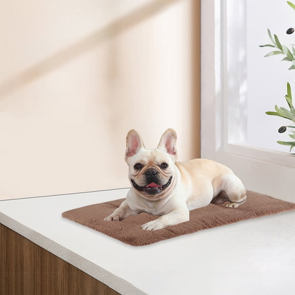 HHGBAD Self-Heating Thermal Dog Bed Mat, Enhanced Insulation for Cozy Comfort, Ideal for Indoor and Feral Cats, Perfect Winter Pet Warming Solution, 27.6x17.7in