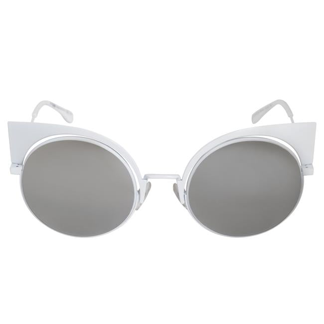 Fendi FENDI-SUNG-FF0177S-DMV-SS-53 53-22-135 mm Eyeshine Cat Eye Sunglasses, Gray Mirror