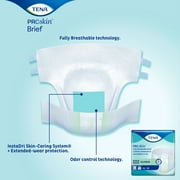 TENA ProSkin Super Adult Incontinence Brief XL Heavy Absorbency Overnight, 68011, 64, 15 Ct