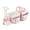 Pink, variant on Costway 4 in 1 Ride on Push Car,Sliding Walking Car with Trailer, Music, Under-Seat Storage Pink