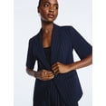 thumbnail image 2 of Scoop Women's and Women's Plus Short Sleeve Boxy Blazer, Sizes XS-4X, 2 of 6