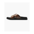 thumbnail image 3 of STACY ADAMS Mens Brown Crisscross Strap Molded Footbed Montel Open Toe Slip On Slide Sandals Shoes 10 M, 3 of 3