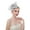 Grey, variant on Bandana Beanie for Women, Multicolor Hat For Women Wedding Flower Mesh Feathers Tea Party Headband, Hair Bandana, One Size, Bandana Scarf, Bandanas for Women