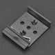 thumbnail image 2 of Abrazadera para riel DIN, abrazadera para riel DIN de aluminio de 35 mm, abrazadera para riel DIN con clip fijo, diseño revolucionario, 2 of 9