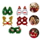 thumbnail image 3 of KAKOWELY 5 gafas navideñas novedosas, divertidas, para fiestas, decoración, estilo mixto, 3 of 3