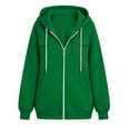 thumbnail image 4 of Fewfanhot Womens Jacket 2026 Spring Zip Up Hoodies Casual Long Sleeve Sweatshirts Fall Winter Track Jackets with Pockets, 4 of 6