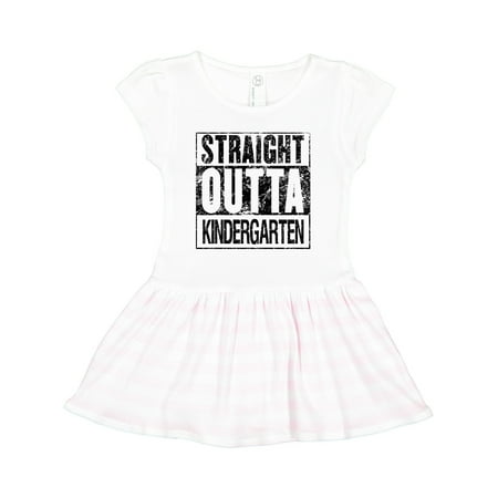 

Inktastic Straight Outta Kindergarten Gift Toddler Girl Dress