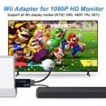 thumbnail image 3 of Adaptador de Wii a HDMI,convertidor de Wii a HDMI 1080P con salida de audio de 3,5 mm,conector de consola Wii a TV/monitor HDMI compatible con todos los modos de visualización de Wii(negro,Plug&Play), 3 of 5