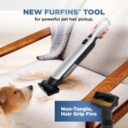 Shark WANDVAC Handheld Vacuum, Pet Friendly, Car & Home, FurFins Pet Tool, Charging Dock, WV201WH, White