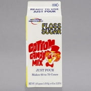 Great Western 1/2 Gallon Carton Red Cherry Cotton Candy Floss Sugar