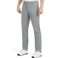 thumbnail image 2 of Mens Plain Front Golf Pants Classic Tapered Relaxed Fit Lightweight Breathable, 2 of 7