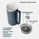 thumbnail image 2 of Cafetera de prensa francesa YETI Rambler 1L Rescue Red, 2 of 8