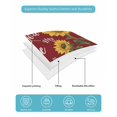 thumbnail image 5 of Quilts Full Size, Red Sunshine Sunflower Soft Comforter Bedding Set for Bed, Pastoral Bees Farmhouse Floral Lightweight Quilted Bedspread with Pillow Cover(2 Pieces) for All Season, 78x90 Inch, 5 of 6