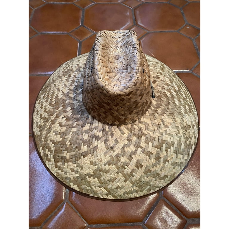 SOCOOL Wide Brim Natural Straw Summer Hat Beach Gardening Fishing Hiking Pescador Sombrero080 Mexico, adult Unisex, Size: One size, Beige