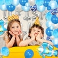 thumbnail image 5 of O FISH ALLY FOUR Birthday Party Decoration, Fishing Blue Silver 4th Birthday Party Supplies Balloon Garland Kit, Fishing Theme 4th Birthday Party Supplies for Boys and Girls, 5 of 7