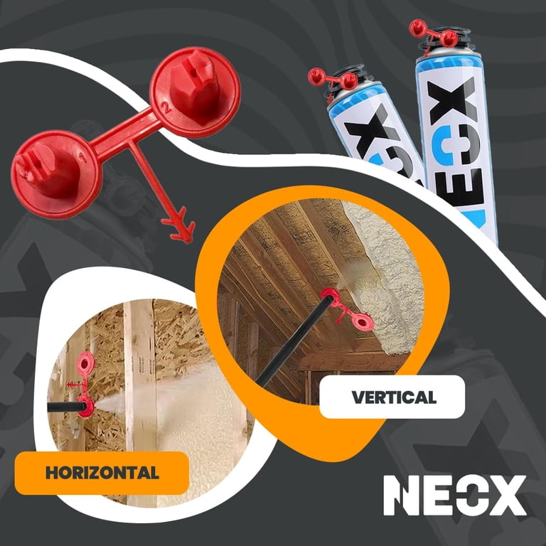 Neox Closed Cell Spray Foam for Insulation - 6 x 29.6 Oz High