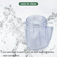 thumbnail image 4 of for Blender Replacement Parts, 4937 Mini Osterizer Blender Jar Accessory, Cup Mini Plastic Jars with Lids (), 4 of 10