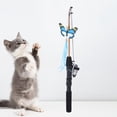 thumbnail image 4 of Colorido divertido gato palo caña de pescar varita juguetes dentición Yuyangstore Varita de gato gracioso, 4 of 7