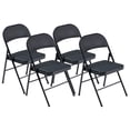 thumbnail image 2 of paproos PU Leather Dining Chairs, Kitchen Chairs Set of 4, Side Chair for Dining Room Living Room, Black, 2 of 8