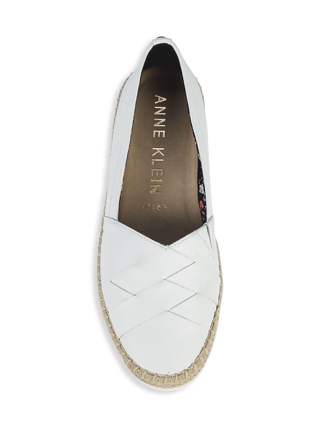 anne klein zessy leather espadrilles