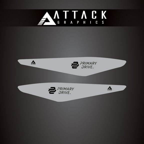 Attack Graphics Renegade Swing Arm Decal Grey