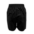 thumbnail image 4 of GZWYHT Running Shorts Shorts for Women Women's Summer Cotton And Linen Pocket Casual Shorts Lounge Pants Women Cotton Shorts Black XL, 4 of 7