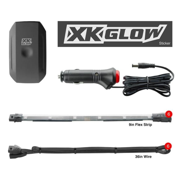 XKGLOW chrome App Control Car Mini LED Accent Light Kit - Interior