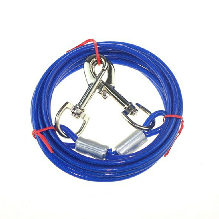 2Pcs Set 3 5 10M Pet Carbon Steel Wire Leash Dog Pile Stake for Camping Garden Walmart