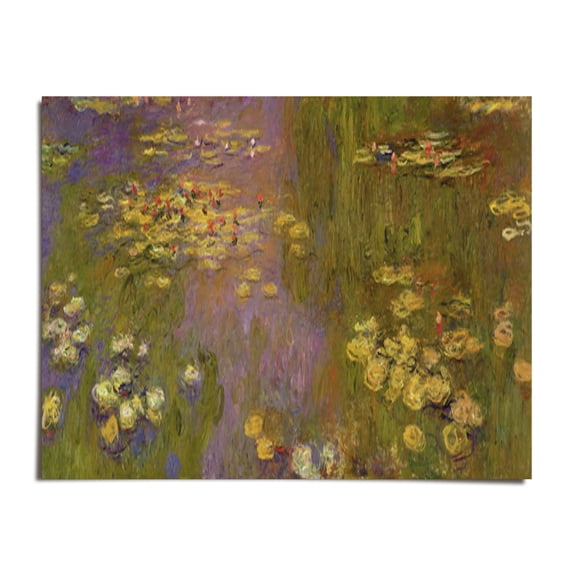 Water Lilies 6 - Claude Monet - 8x10 - Wall Art Print - UNFRAMED