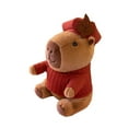 thumbnail image 1 of BELOVING Jouet Capybara de Collection Réaliste Décoration de Chambre d'Enfants Cadeaux d'Anniversaire Mignons Rouge, 1 of 9