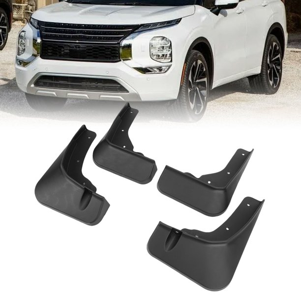 Barro Juego De 4 Guardabarros Con Tornillos Para Rueda Delantera Y Trasera De Repuesto Para Mitsubishi Outlander 2022 - 2025