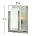 thumbnail image 5 of Hinkley Lighting - Latitude - 1 Light Bath Vanity in Transitional and Modern, 5 of 5