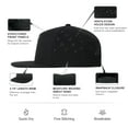 thumbnail image 3 of Gorra de béisbol FEINION, gorra de rendimiento ajustable con ala plana, 3 of 6
