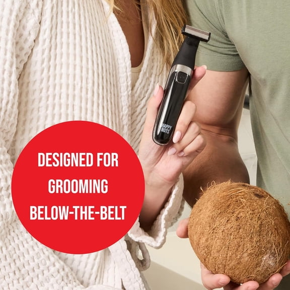 The Ballber Electric Body Hair Trimmer for Men - Mens Body Groomer Kit for Privates - IPX7 Waterproof Shaver for Hard to Reach Areas