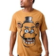thumbnail image 4 of Five Nights at Freddy's Freddy Fazbear Men's Brown Short Sleeve Tee - Small, 4 of 7
