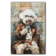 thumbnail image 3 of Old English Sheepdog Dog Poster Print Bathroom Decor - Old English Sheepdog Dog Canvas Wall Art For Bedroom Decor - Inspirational Wall Decor - Funny Dog Poster, 3 of 6