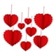 thumbnail image 4 of 8 adornos románticos colgantes de corazón para el Día de San Valentín para interiores. Rojo, 4 of 9