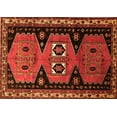 thumbnail image 1 of Ahgly Company Indoor Rectangle Persian Orange Traditional Area Rugs, 4' x 6', 1 of 1