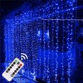 thumbnail image 3 of Decoración navideña 3*3 6*3 9*3M Cortina de luces para ventana Guirnalda para exteriores para bodas, jardín, patio, cadena de luces Año Nuevo 2024, 3 of 5