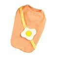 thumbnail image 2 of Visland Pet T-shirt Round Collar Breathable Cotton Egg Print Pet Vest for Summer, 2 of 8